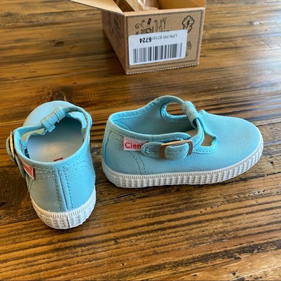 NEW Cienta Mint Mary Jane Canvas Shoes - Picture 4 of 6